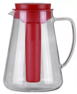 Tescoma Dzbanek TEO 2,5 l, z wyjmowanym sitkiem i wkładem chłodzącym, czerwony 646628-20 - Dzbanki i imbryki - miniaturka - grafika 1