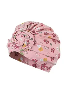 Sterntaler Dziecięca czapka turbanowa z motywem kwiatów, uniseks, delikatny róż, 51 - Czapki damskie - miniaturka - grafika 1