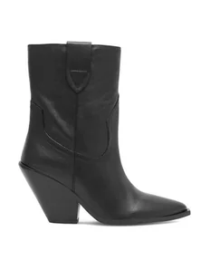 Badura Kowbojki AMADORA-110436 Czarny - Botki damskie - miniaturka - grafika 1