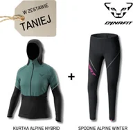 Kurtki i kamizelki sportowe damskie - DYNAFIT Zestaw na zimę dla Niej: kurtka Alpine Hybrid Jacket + spodnie Alpine Winter Tight - miniaturka - grafika 1