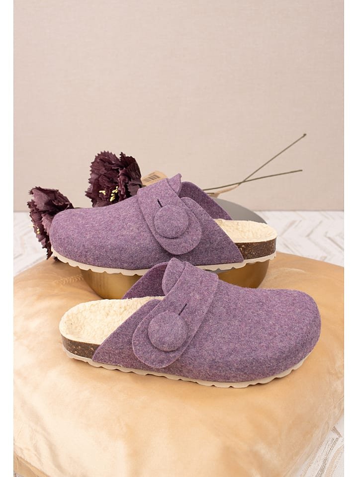 billowy Chodaki w kolorze fioletowym