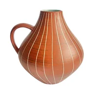 Wazony i flakony - Ceramiczny wazon z uchem Gramann Keramik, Niemcy, lata 70. - miniaturka - grafika 1