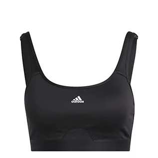 Biustonosze - adidas Kobiety Solidne wsparcie sportowe stanik, Black, XXS - grafika 1