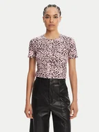 Koszulki i topy damskie - Just Cavalli T-Shirt 78PAHE06 Kolorowy Regular Fit - miniaturka - grafika 1