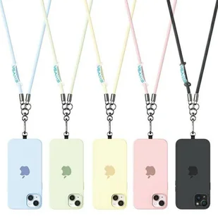 USAMS Uniwersalna smycz do telefonu 1,2m czarny/black ZB282GS01 (US-ZB282) - Części serwisowe do telefonów - miniaturka - grafika 15