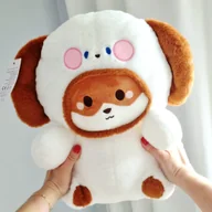 Maskotki i pluszaki - Maskotka pluszak pies shiba w przebraniu misia 38cm - miniaturka - grafika 1