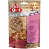 Przysmaki dla psów - 8in1 Przysmak 8in1 Meaty Treats Freeze Dried Kaczka Przysmaki liofilizowane dla psa op 50g - miniaturka - grafika 1