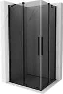 Kabiny prysznicowe - Mexen Velar Duo kabina prysznicowa rozsuwana 100x90 cm, grafit, czarna - 871-100-090-42-70 - miniaturka - grafika 1
