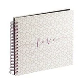 Albumy fotograficzne - Hama Romance Spiral-Album 28x24 40 black Pages Wedding 3831 3831 - miniaturka - grafika 1