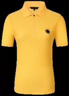 Koszulki jeździeckie - Koszulka polo COVALLIERO 24SS damska żółta, rozmiar: XS - miniaturka - grafika 1