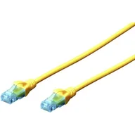Patchcordy - Digitus Professional Patch cord UTP kat. 5e 1m PVC żółty DK-1512-010/Y - miniaturka - grafika 1