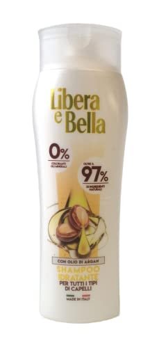 Libera e Bella Nawilżający szampon z olejem arganowym do wszystkich rodzajów włosów, 300 ml