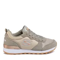 Sneakersy damskie - Sneakersy Skechers Golden Gurl 111/TPE Szary - miniaturka - grafika 1