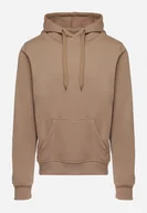 Bluzy męskie - Ciemnobeżowa Bluza Evoire - miniaturka - grafika 1