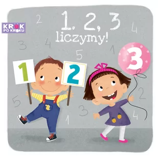 1, 2, 3... liczymy! Krok po kroku - Książki edukacyjne - miniaturka - grafika 1