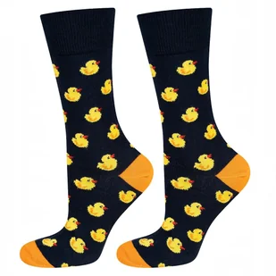 Skarpetki męskie kolorowe SOXO GOOD STUFF śmieszne kaczuszki - 40–45 - Skarpetki męskie - miniaturka - grafika 1