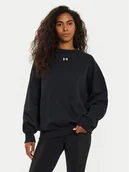 Bluzy damskie - Under Armour Bluza UA Rival Fleece 1386463 Czarny Oversize - miniaturka - grafika 1