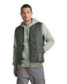 Kurtki męskie - G-STAR RAW Meefic Square pikowana kurtka męska, Zielony (Shadow Olive D20127-c980-b230), XS - miniaturka - grafika 1