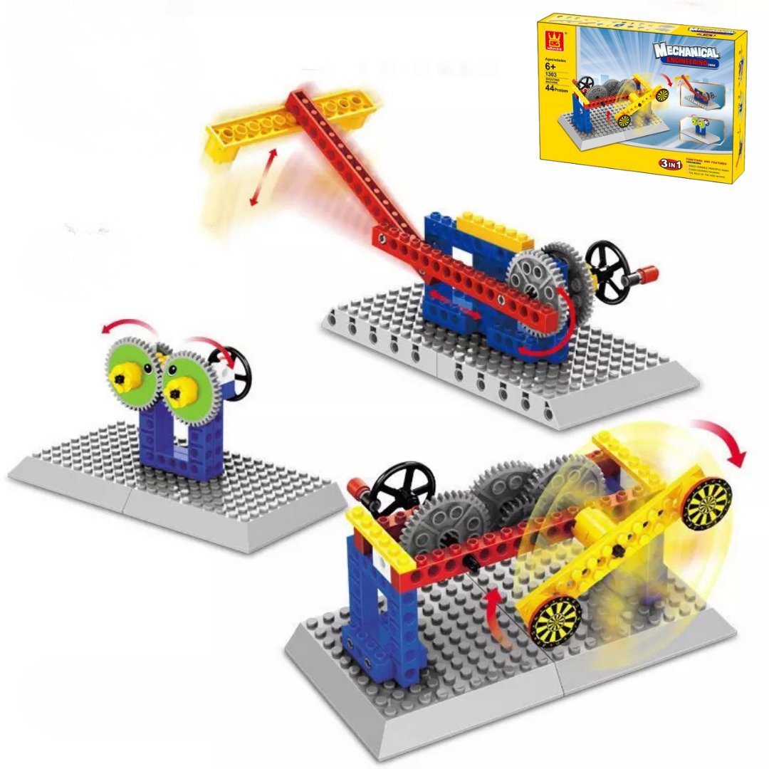 Klocki Technic Wange 1303 - Katapulta Mechaniczna 3w1 - 44 elementy