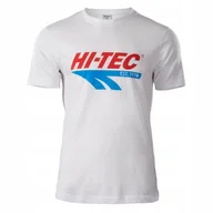 Koszulki męskie - Koszulka męska Hi-tec z krótkim rękawem Bawełniana T-Shirt Męski sportowa L - miniaturka - grafika 1