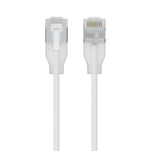 Ubiquiti UACC-Cable-Patch-EL-C6A-0.15M-W-24 kabel sieciowy Półprzezroczysty, Biały 0,15 m Cat6a - Kable komputerowe i do monitorów - miniaturka - grafika 1