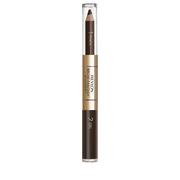 Akcesoria i kosmetyki do stylizacji brwi - Revlon Brow Fantasy Pencil & Gel kredka i żel do stylizacji brwi Dark Brown 1,49g - miniaturka - grafika 1