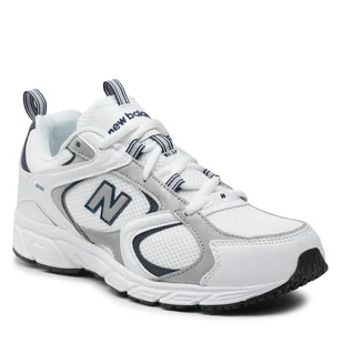 Sneakersy New Balance ML408A Biały - Sneakersy męskie - miniaturka - grafika 1