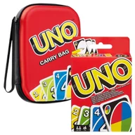Gry karciane - Zestaw UNO Gra Karciana Karty + Etui Na Karty Futerał Case - miniaturka - grafika 1