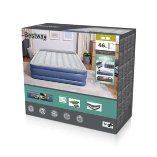 Dmuchany Materac 203 x 152 x 46 cm Bestway 67630 - Baseny ogrodowe - miniaturka - grafika 12