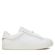 Sneakersy damskie - Sneakersy Tommy Hilfiger Essential Court FW0FW08320 Biały - miniaturka - grafika 1