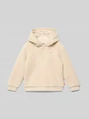 Swetry dla chłopców - Bluza z kapturem z futerka z wyhaftowanym logo - miniaturka - grafika 1