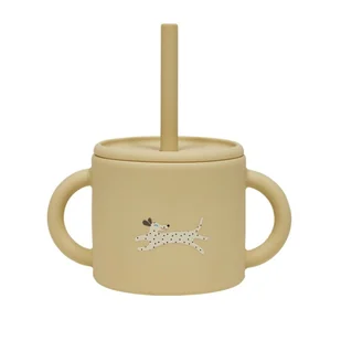 KUBEK SILIKONOWY ENKEI BEŻOWY - Kubki dla dzieci - miniaturka - grafika 1