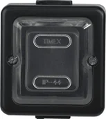 Wyłączniki światła i elektryczne - Timex elektro LOFT Łącznik świecznikowy n/t IP44 czarny /czarny ogumowany klawisz/ WNT-2J CZA WNT-2J CZA - miniaturka - grafika 1
