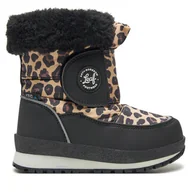 Buty dla chłopców - Śniegowce Leaf Nautisk LNAUT101K Brązowy - miniaturka - grafika 1