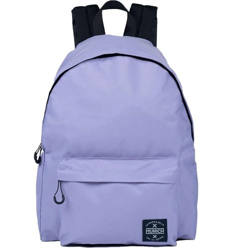 MUNICH Basics Backpack BTS C/Lawenda, Torby i plecaki Unisex Dzieci, Fioletowy