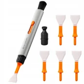 Akcesoria czyszczące do aparatów fotograficznych - Wszechstronne pióro czyszczące do aparatów, optyki ze szpatułkami do matrycy Full Frame 24mm (6sztuk) + płyn (20ml) K&F Concept - miniaturka - grafika 1