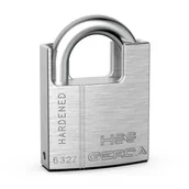 Kłódki - Gerda Kłódka HSS 66 mm nikiel - miniaturka - grafika 1