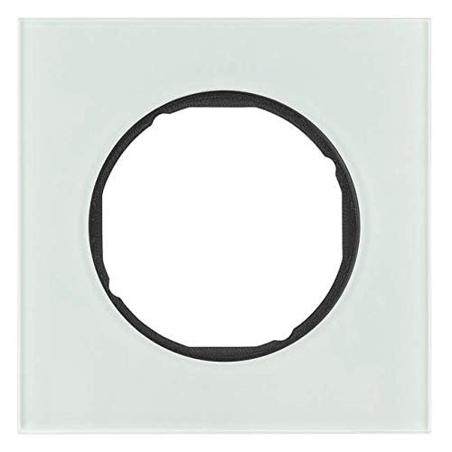 Hager polo R.8 Ramka 1-krotna, szkło, biały 10112609 10112609