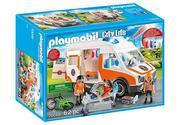 Klocki - Playmobil City Life Ambulance with Flashing Lights 70049 - miniaturka - grafika 1