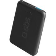 Powerbanki - SBS 5000 mAh Pocket 2xUSB czarny - miniaturka - grafika 1