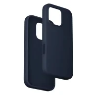 Etui i futerały do telefonów - Etui ochronne do iPhone 16 Pro Vention MagSafe silikon niebieskie granatowe - miniaturka - grafika 1