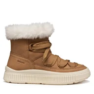 Buty dla dziewczynek - Śniegowce Geox J Laquinny J56M3D 000AU C6627 S Brązowy - miniaturka - grafika 1