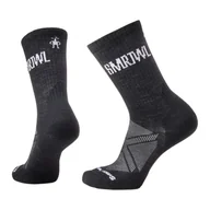 Skarpetki damskie - Skarpety trekkingowe Smartwool Athletic SMRTWL Logo Crew - miniaturka - grafika 1