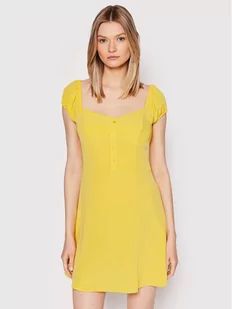 Calvin Klein Jeans Sukienka codzienna J20J218848 Żółty Regular Fit - Sukienki - miniaturka - grafika 1