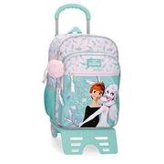 Plecaki szkolne i tornistry - Disney Frozen Memories Plecak szkolny z wózkiem Niebieski 30 x 40 x 13 cm Poliester 15,6 l, niebieski, plecak szkolny z wózkiem, Niebieski, Plecak szkolny z wózkiem - miniaturka - grafika 1