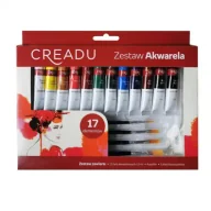 Farby i media malarskie - Zestaw Farb Akwarelowych 17 Elementów Creadu Outlet - miniaturka - grafika 1