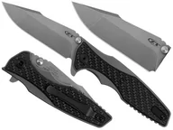 Noże - Zero Tolerance Nóż składany ZT Hinderer 0393GLCF 521-005 - miniaturka - grafika 1