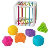 Sortery dla dzieci - Fat Brain Toys Sorter InnyBin - Elastyczna Kostka - Fat Brain Toys FA251-1 - miniaturka - grafika 1