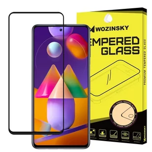 Szkło hartowane na cały ekran z ramką do Samsung Galaxy M31s czarny - Szkła hartowane na telefon - miniaturka - grafika 1