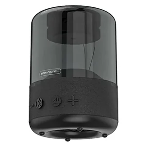 Głośnik bezprzewodowy Somostel Bluetooth BT 5.0 H210 LED RGB AUX TF kolorowy przenośny czarny - Głośniki przenośne - miniaturka - grafika 10